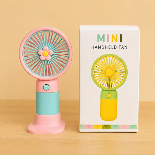 Fresh Breeze Moe Handheld Electric Fan – Cute Fruit Design Portable Mini Desk Fan Testing Store