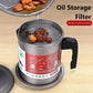 Oil Filter Pot 1.4L | Oil Strainer For Kitchen | Oil Container Pot Filter 1.4 Liter (Without Box) Testing Store