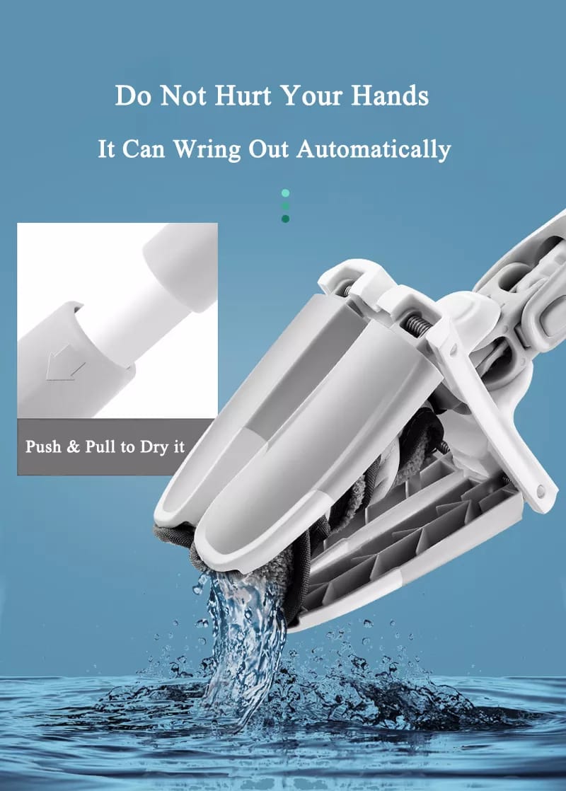 X Mop Manual Extrusion Hand-free Flat Squeeze Mop Household Cleaning Tool