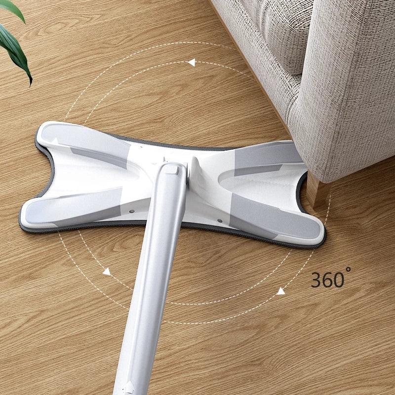 X Mop Manual Extrusion Hand-free Flat Squeeze Mop Household Cleaning Tool