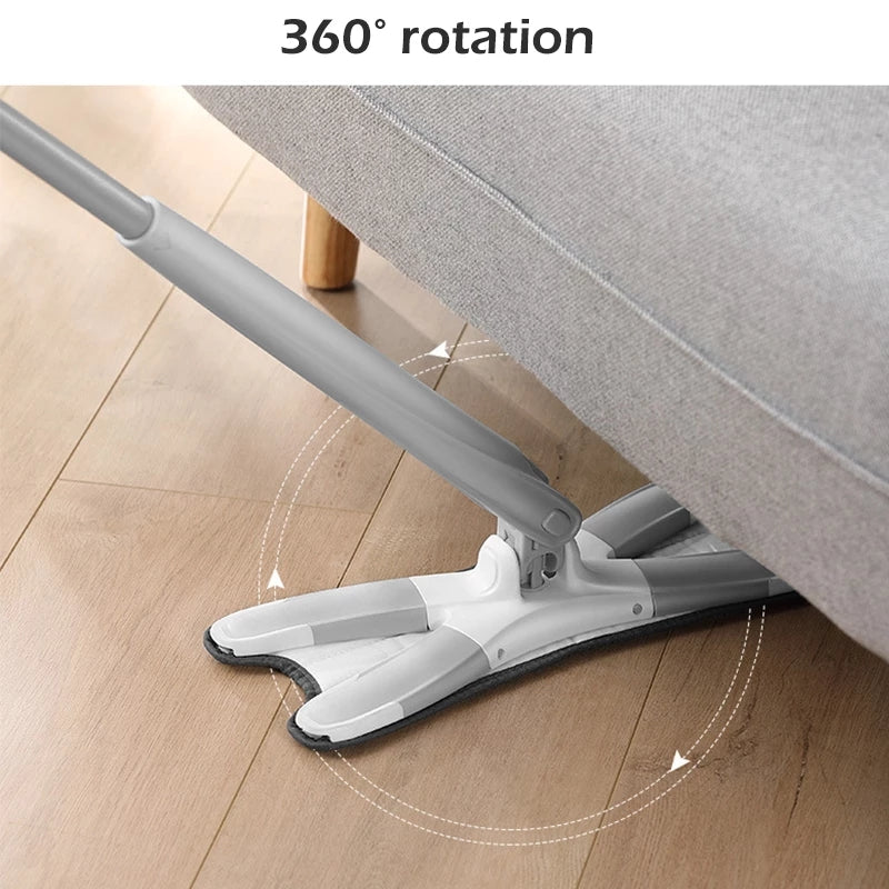 X Mop Manual Extrusion Hand-free Flat Squeeze Mop Household Cleaning Tool