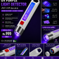 Handheld LED Money Detector Currency Detector Violet Torch Lamp Counterfeit Fake Note Cash Checker Mode