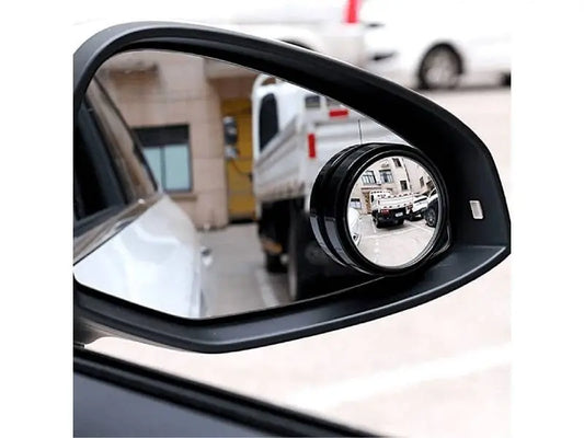 Blindspot Rearview Convex Mirror – 2pcs | Wide-Angle Anti-Glare Side Mirror for Cars & Vehicles Testing Store